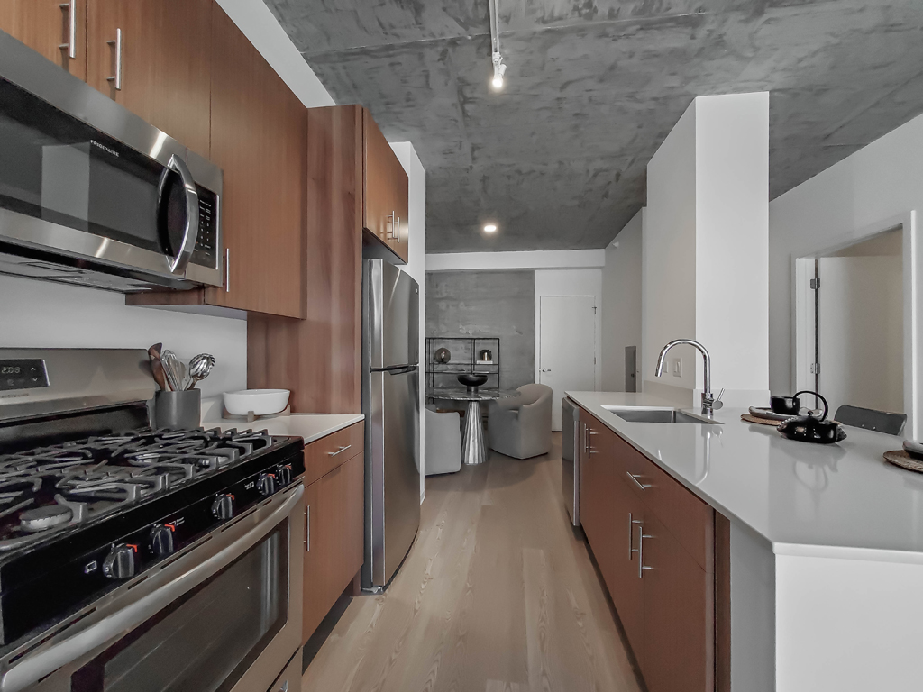 South Loop 1-Bedroom Den Apartment Kitchen