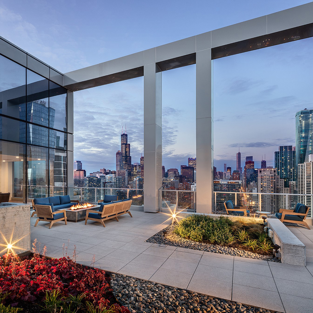 1400 Wabash Apartments Rooftop Deck