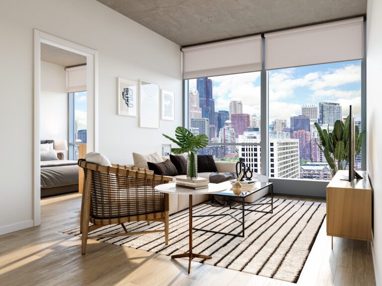 2 Bedroom Flex Apartment South Loop's Newest Apartments