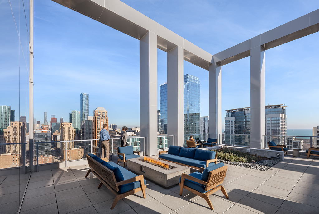 1400 Wabash Apartments Rooftop Terrace